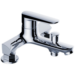 Laveo Appia bateria wannowa stojąca chrom