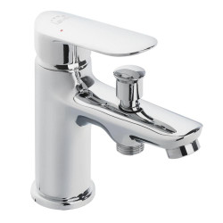 Laveo Appia bateria wannowa stojąca jednootworowa chrom