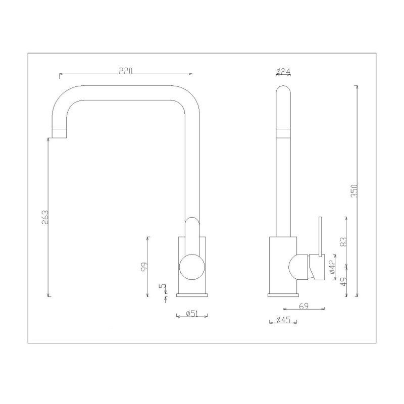 Laveo Bona bateria zlewozmywakowa stojąca stal szczotkowana