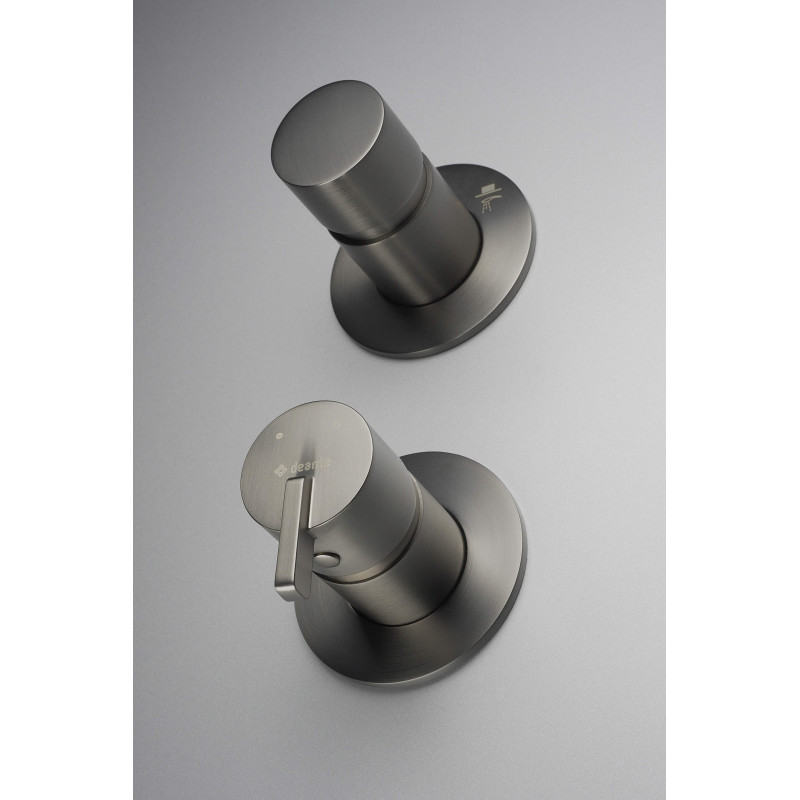 Deante Silia bateria prysznicowa podtynkowa titanium