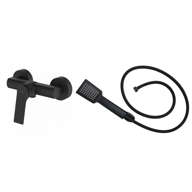 Elegancki Zestaw Prysznicowy Neri & Stella - Nowoczesna Bateria i Punktowy Zestaw