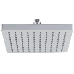 Deszczownica Chromowa Kvadrato 200x200 mm - Luksusowy Strumień Deszczowy, Antykamień