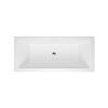 Heaven Slim wanna prostokątna 180x80 cm, biały połysk