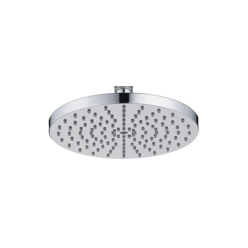 Deszczownica RONDO NLX Chrom 200x200 mm z Antyosadzeniem, Strumień Deszczu!