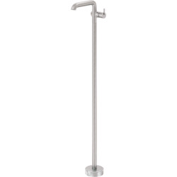 Deante Silia bateria umywalkowa wolnostojąca stal szczotkowana