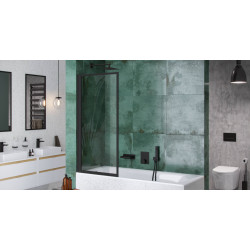 Fabrika parawan nawannowy 73x145 cm 1-częściowy lewy / prawy, czarny mat