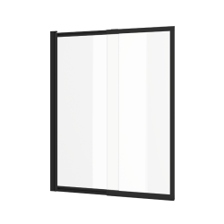 Liner parawan nawannowy 110x140 cm rozsuwany 2-częściowy lewy / prawy, czarny mat