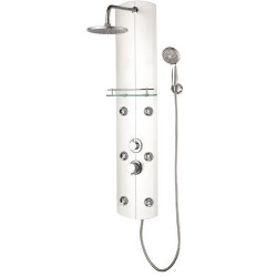 Elegancka Kolumna Prysznicowa AURIS z Praktyczną Półką - model PKA 31OB