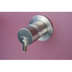 Deante Silia bateria umywalkowa podtynkowa stal szczotkowana