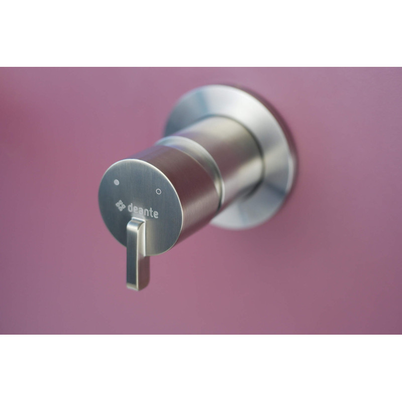 Deante Silia bateria umywalkowa podtynkowa stal szczotkowana