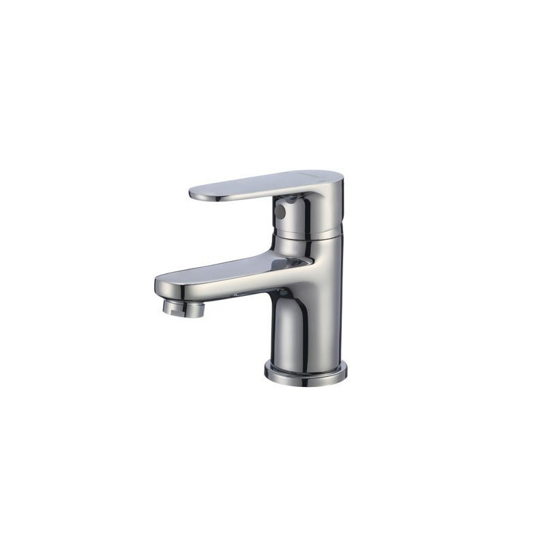 Chromowana Bateria Umywalkowa Jednouchwytowa Pana z Automatycznym Korkiem - Model BKN 022D