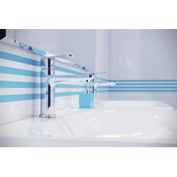 Kuchinox Pana bateria umywalkowa stojąca chrom