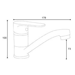 Stylowa Bateria Umywalkowa PANA 026D Chrom - Wysoka Jakość i Oszczędność Wody