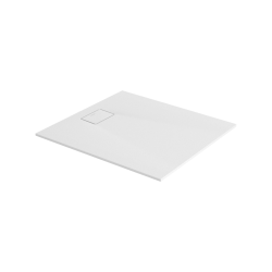 Lavano brodzik prostokątny 90x80 cm kompozytowy, biały