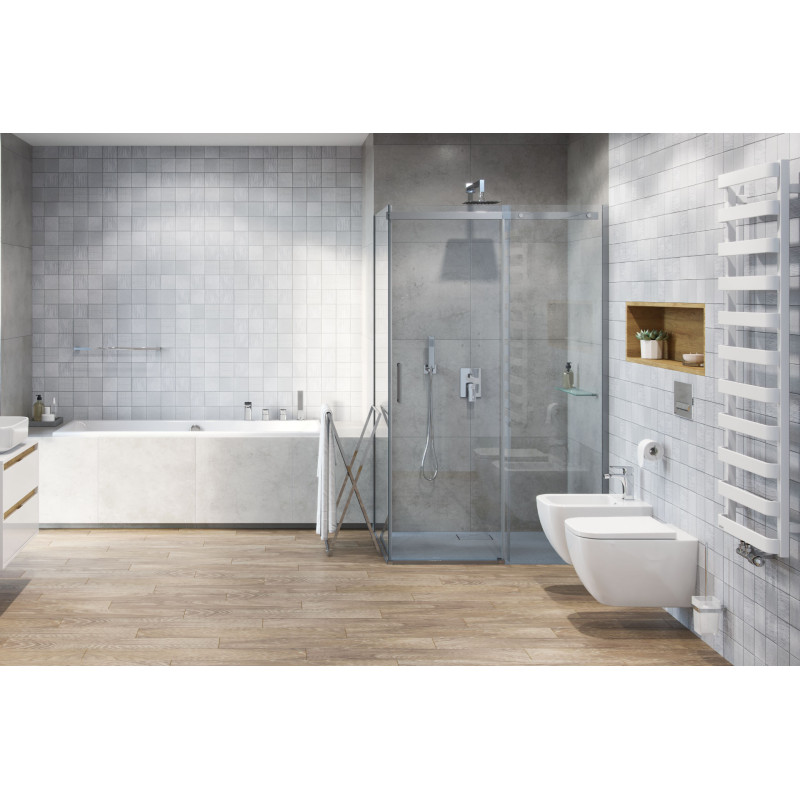 Excellent Lavano brodzik prostokątny 90x80 cm kompozytowy  beton