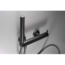 Nowoczesna Bateria Prysznicowa Nero z Mosiądzu z Zestawem Antykamień Cool-out