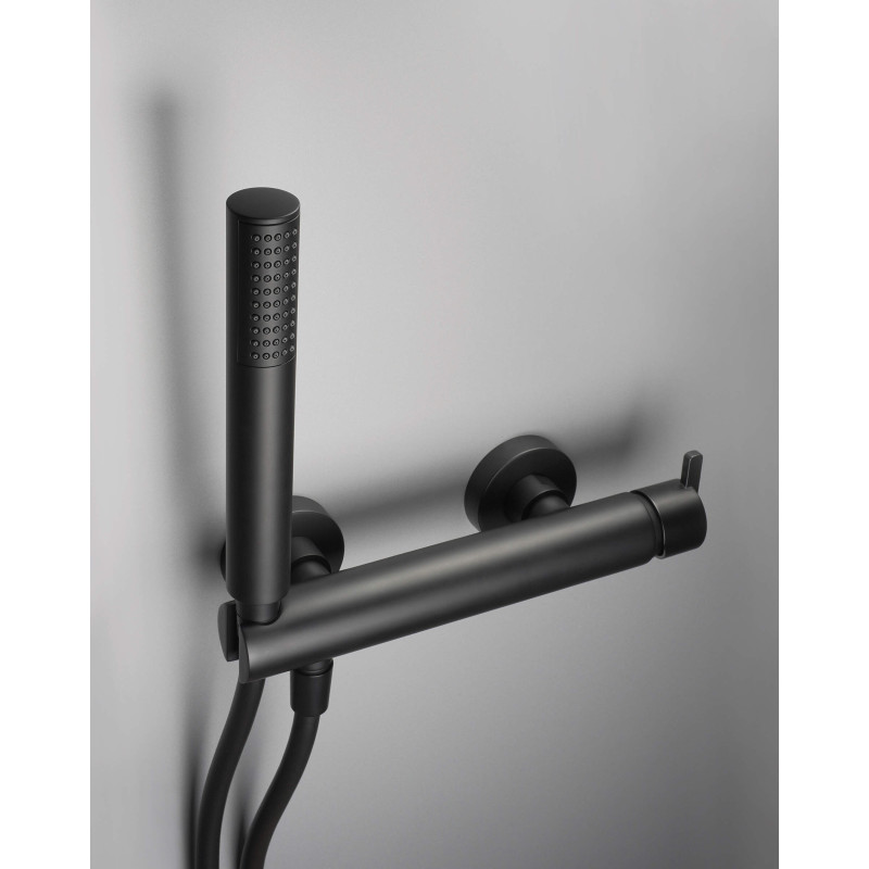 Nowoczesna Bateria Prysznicowa Nero z Mosiądzu z Zestawem Antykamień Cool-out