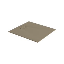 Lavano brodzik prostokątny 90x80 cm kompozytowy, cappucino