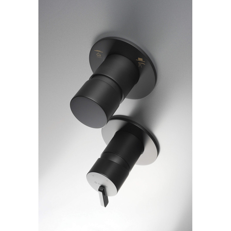 Deante Silia bateria prysznicowa podtynkowa nero