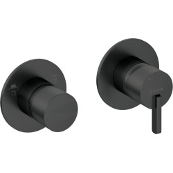 Elegancka bateria prysznicowa Nero z podtynkowym montażem i przełącznikiem natrysku