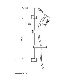 Ekskluzywny Zestaw Prysznicowy KAKADU NKK 61AD – Komfort i Styl w Twojej Łazience