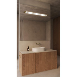 Elegancka Bateria Podtynkowa Złota - Nowoczesny Design z Precyzyjnym Mieszemaczem.