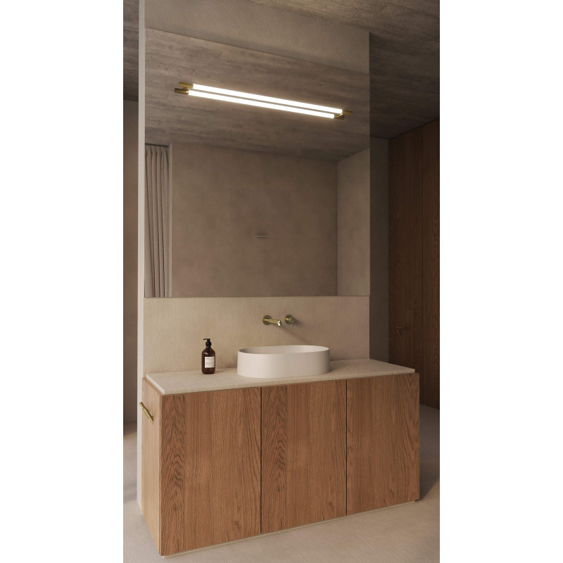 Elegancka Bateria Podtynkowa Złota - Nowoczesny Design z Precyzyjnym Mieszemaczem.