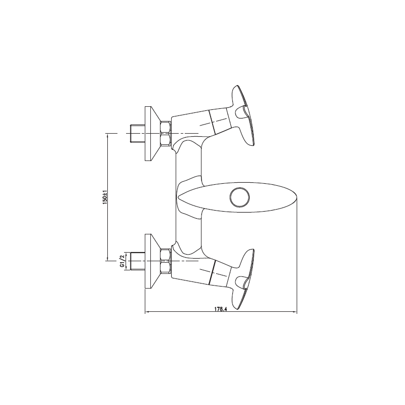Elegancka Bateria Wannowa Purani Exe - Styl i Funkcjonalność na Co Dzień