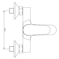 Nowoczesna Bateria Wannowa Esla BW-94-001 - Elegancja i Funkcjonalność w Twojej Łazience