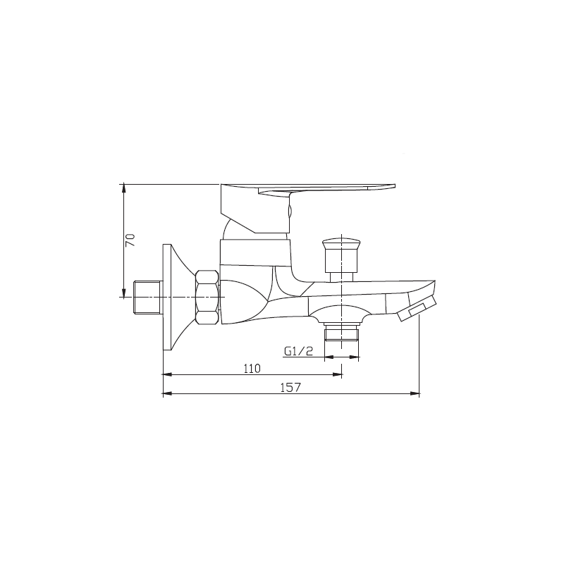 Nowoczesna Bateria Wannowa Esla BW-94-001 - Elegancja i Funkcjonalność w Twojej Łazience