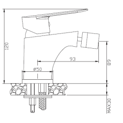 Elegancka Bateria Bidetowa Esla Premium BB-94-001 dla Twojej Łazienki
