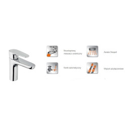 Bateria Umywalkowa Premium Kastos BU-16-001 - Elegancja i Niezawodność dla Twojej Łazienki!