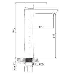 Elegancka bateria umywalkowa Kastos BU-16-W01 – nowoczesność i styl w Twojej łazience