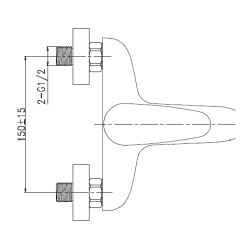 Elegancka Bateria Wannowa Kastos BW-16-001 - Styl i Funkcjonalność dla Twojej Łazienki