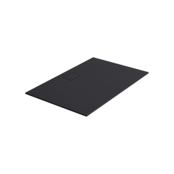Lavano brodzik prostokątny 120x90 cm kompozytowy, czarny