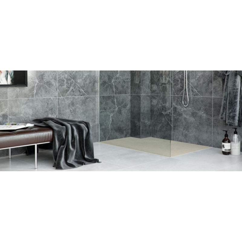 Lavano brodzik prostokątny 120x90 cm kompozytowy, cappucino