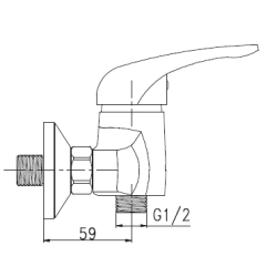 Elegancka bateria prysznicowa Simi BN-17-001 - styl i funkcjonalność w jednym!