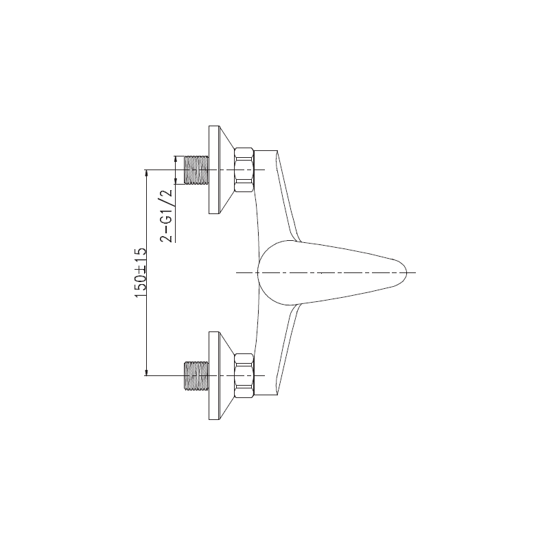Elegancka bateria prysznicowa Simi BN-17-001 - styl i funkcjonalność w jednym!