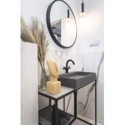 Czarna Bateria Umywalkowa Nero z Obrotową Wylewką - Elegancja i Komfort w Twojej Łazience