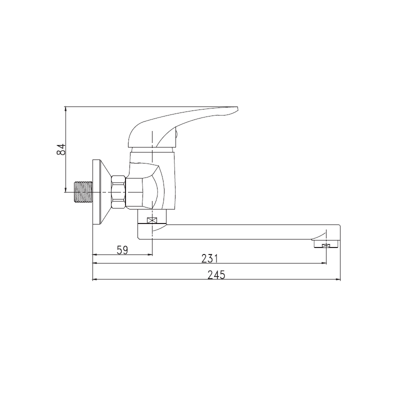 Stylowa Bateria Kranowa Simi BC-17-001 – Elegancja i Funkcjonalność w Twojej Kuchni!