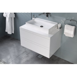 Torvi odpływ punktowy 13x13 cm 2w1 pokrywa stal nierdzewna, chrom