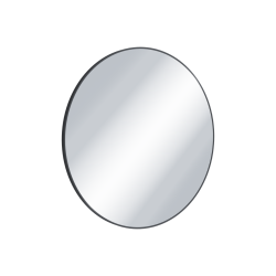 Excellent Virro lustro łazienkowe 60 cm okrągłe  czarny mat