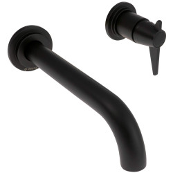 NeroLux - Nowoczesna bateria umywalkowa podtynkowa, mieszaczowa z mosiądzu