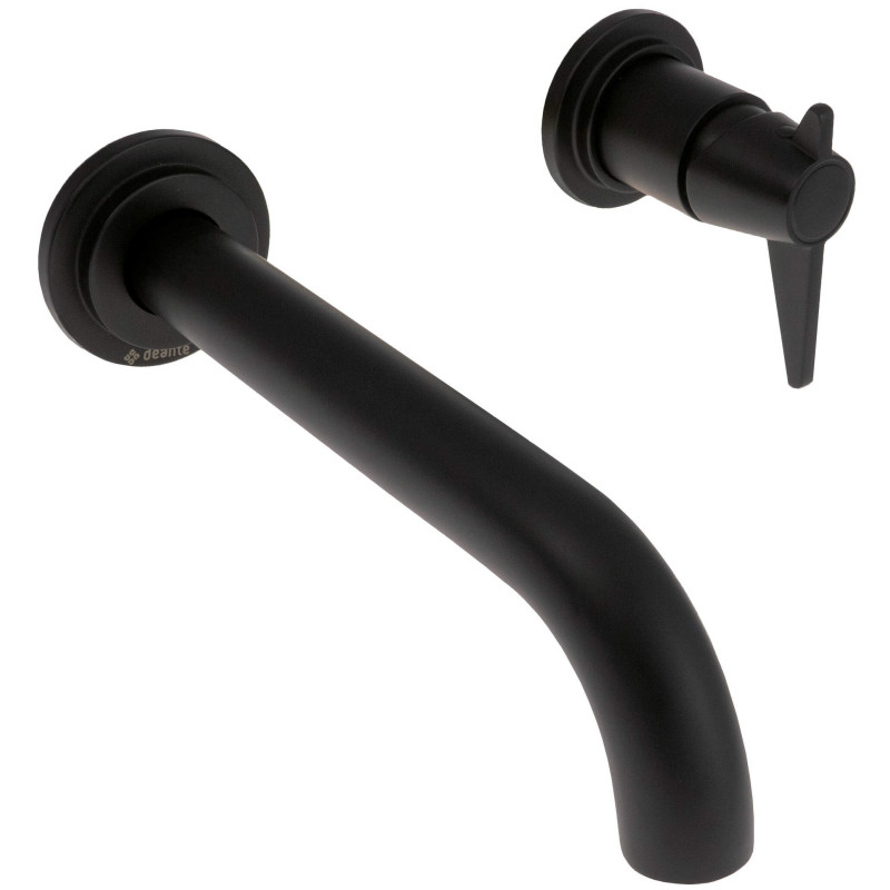 NeroLux - Nowoczesna bateria umywalkowa podtynkowa, mieszaczowa z mosiądzu