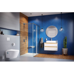 Virro lustro łazienkowe 60 cm okrągłe, biały mat