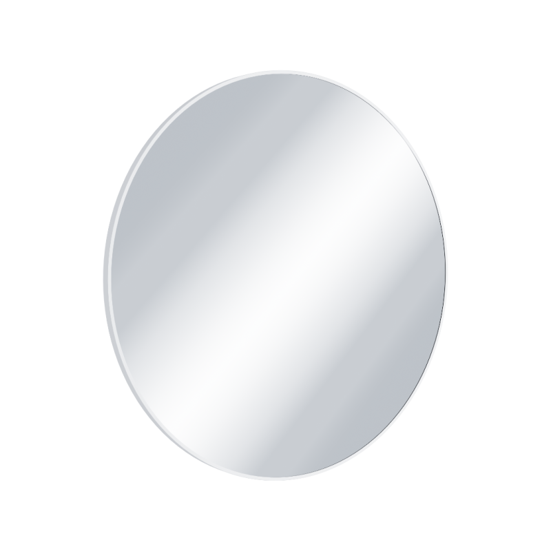 Virro lustro łazienkowe 80 cm okrągłe, biały mat