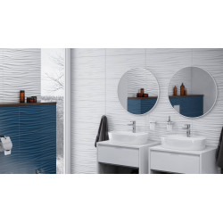 Excellent Virro lustro łazienkowe 80 cm okrągłe  biały mat