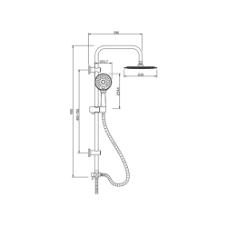 Zestaw Prysznicowy Kameleon - Luksus i Kolor dla Twojej Łazienki!