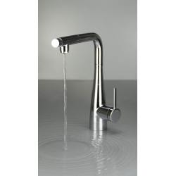 Bateria kuchenna chrom z filtrem do wody i wyciąganą wylewką - elegancja i funkcjonalność
