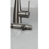 Titanium Kitchen Tap z Filtracją i Wyciąganą Wylewką - Elegancja i Funkcjonalność!